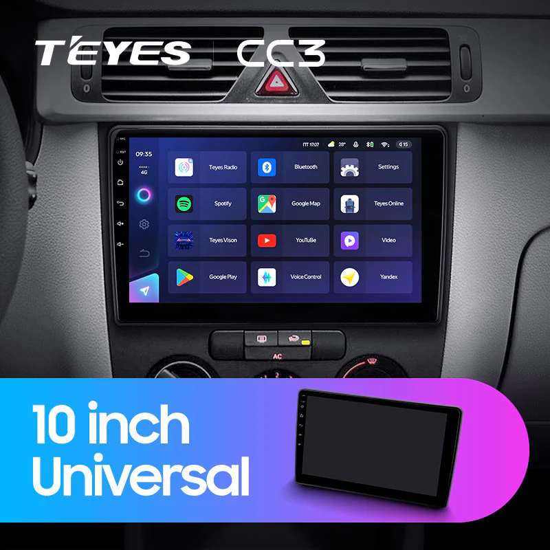 10.2" Universal CC3 For Volkswagen & Skoda