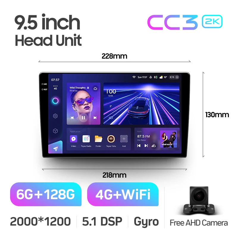 9" & 10.2" Universal DIN2 CC3 / 9.5" & 10.36" CC3 2K - Image 12