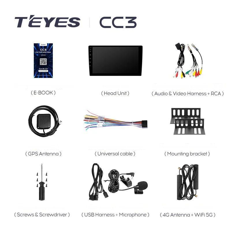 9" & 10.2" Universal DIN2 CC3 / 9.5" & 10.36" CC3 2K - Image 3