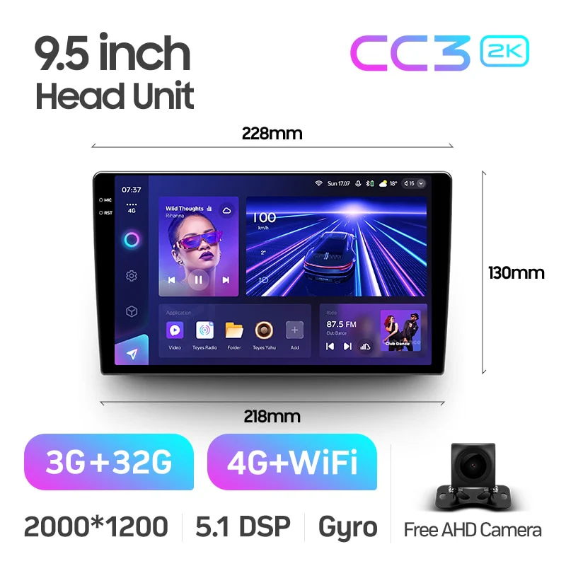 9" & 10.2" Universal DIN2 CC3 / 9.5" & 10.36" CC3 2K - Image 10