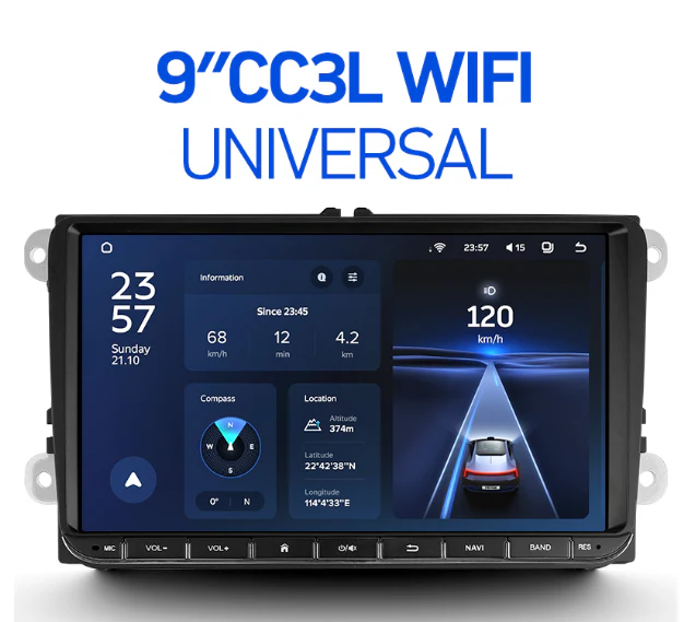 9" Universal CC3L WIFI for Volkswagen & Skoda