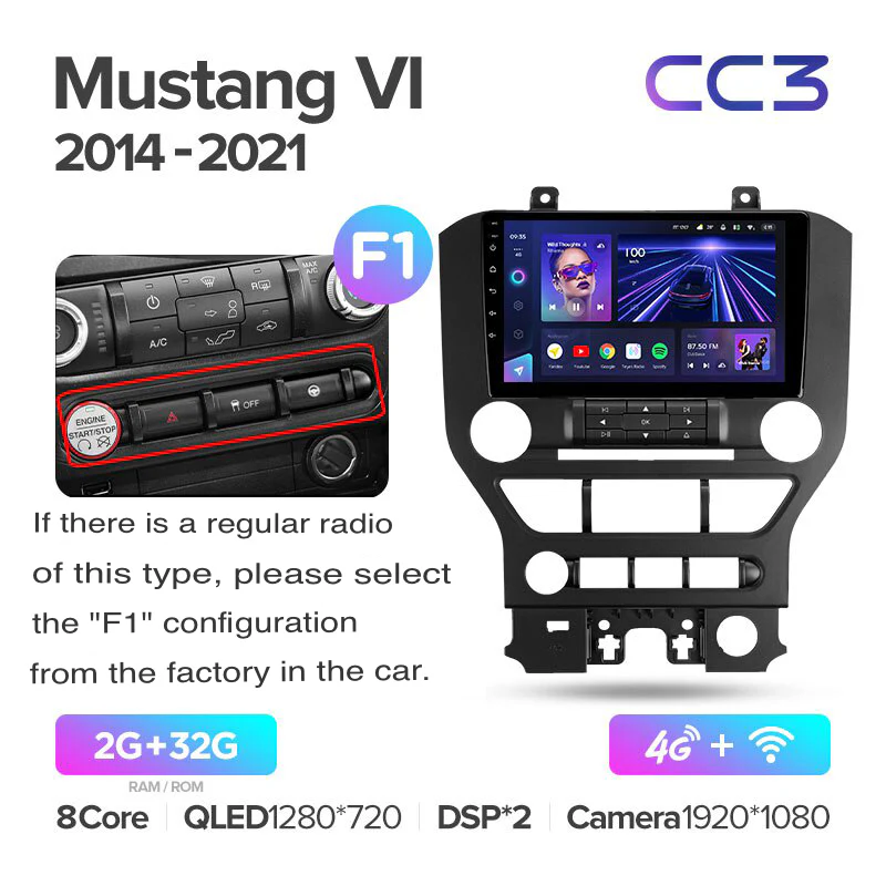 Ford Mustang 6 S550 (2014-2023) Left Hand Drive - Image 4