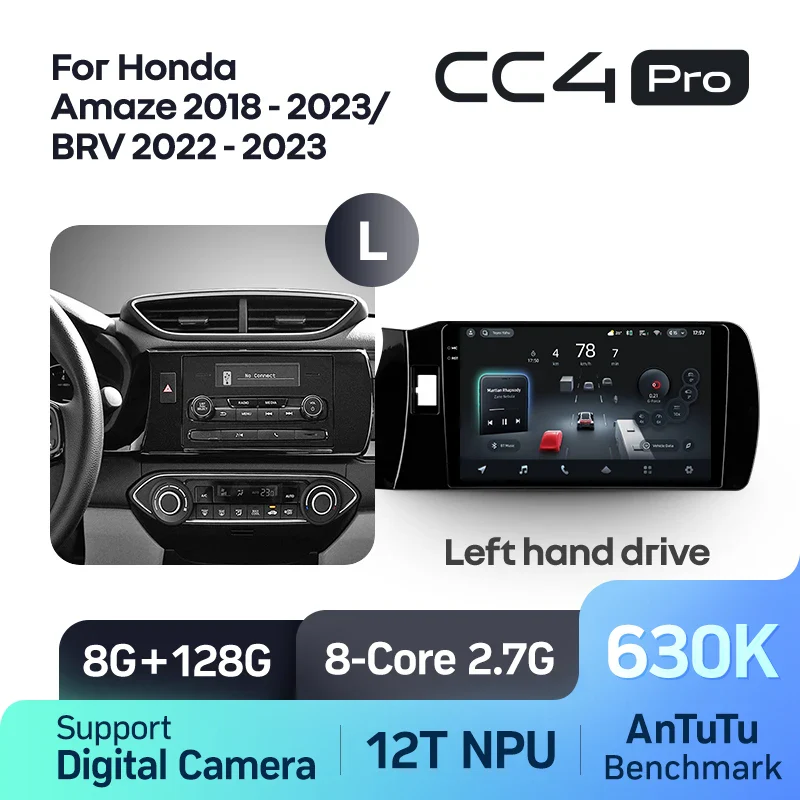 Honda Amaze (2018-2023) / Honda BRV (2022-2023) Left Hand Drive - Image 10