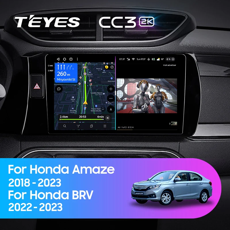 Honda Amaze (2018-2023) / Honda BRV (2022-2023) Left Hand Drive