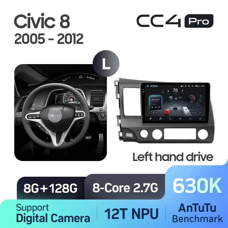 Honda Civic 8 FK FN FD (2005-2012) Left Hand Drive - Image 7