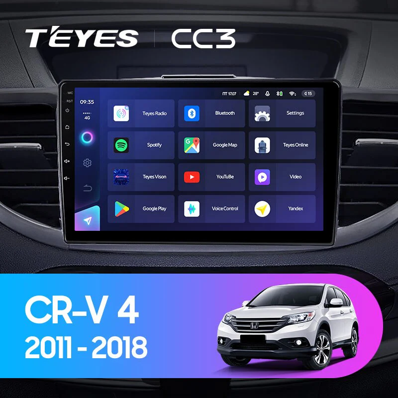 Honda CR-V CRV 4 RM RE (2011-2018) 10.2" Screen