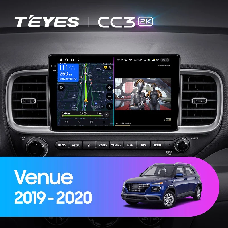 Hyundai Venue (2019-2020) Left Hand Drive