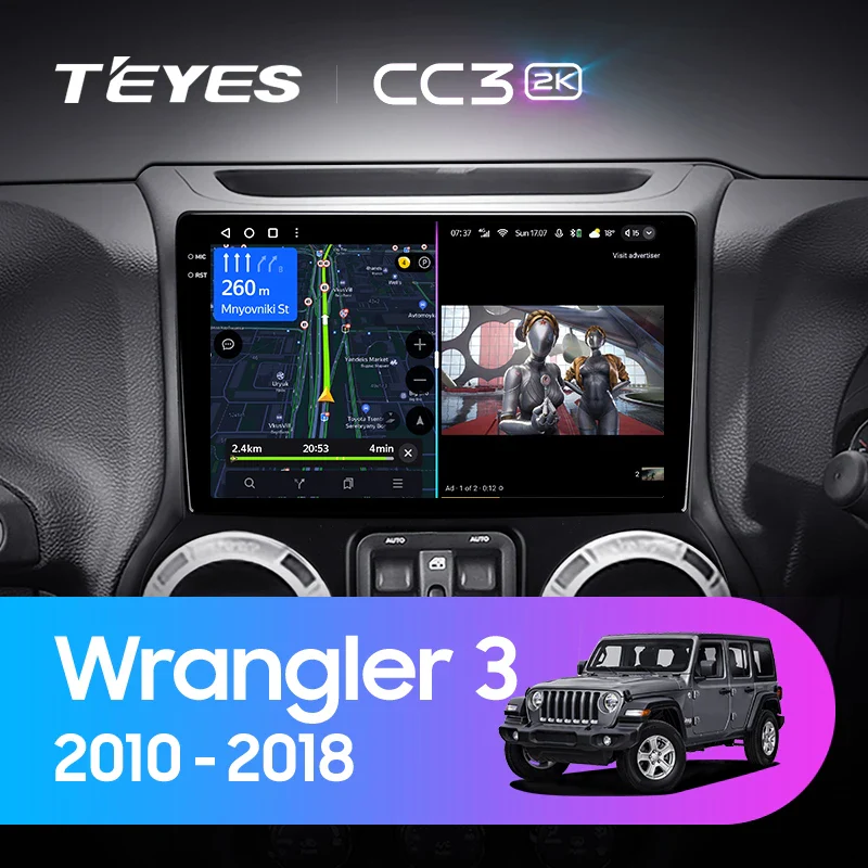 Jeep Wrangler 3 JK (2010-2018) Right Hand Drive