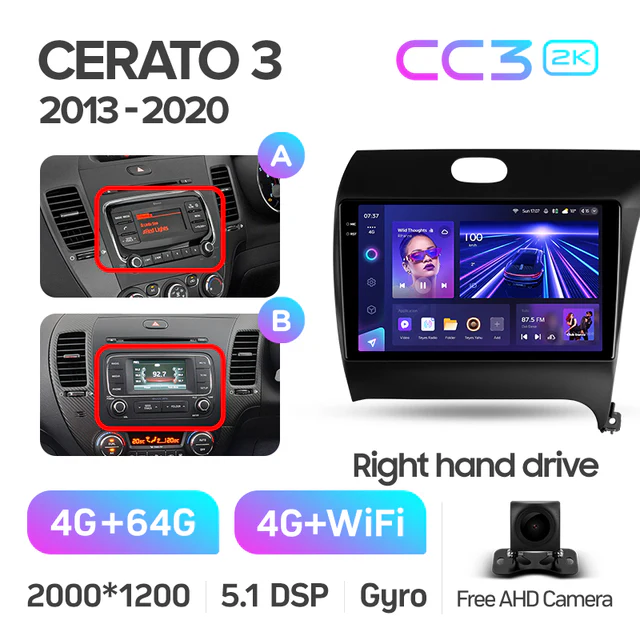 Kia Cerato 3 YD (2013-2020) Right hand drive - Image 8