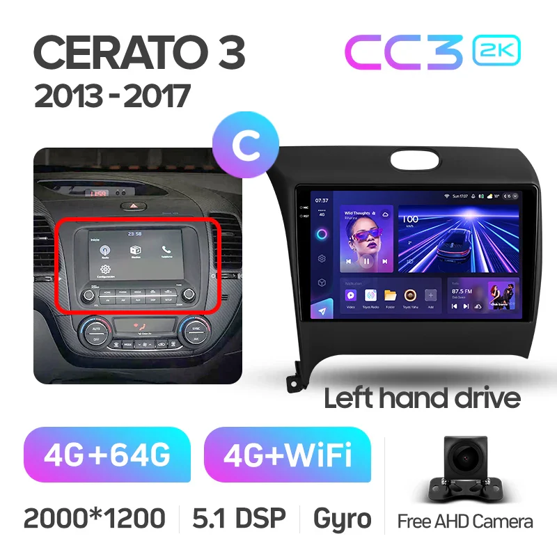 Kia Forte Cerato 3 (2013-2017) Left hand drive - Image 8