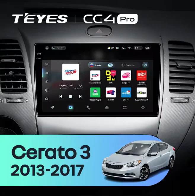 Kia Forte Cerato 3 (2013-2017) Left Hand Drive