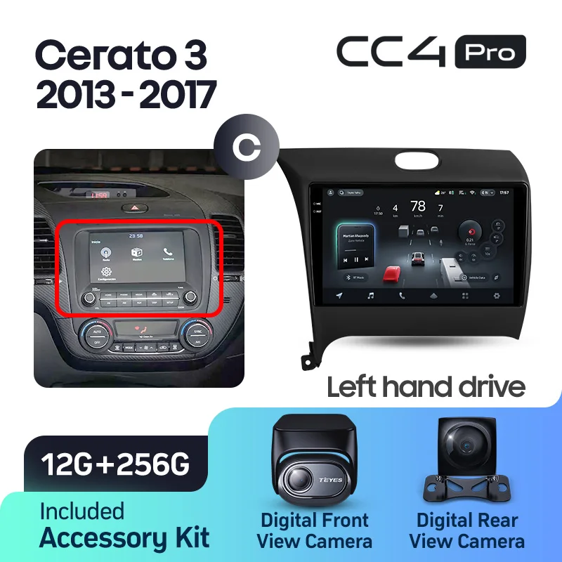 Kia Forte Cerato 3 (2013-2017) Left Hand Drive - Image 11