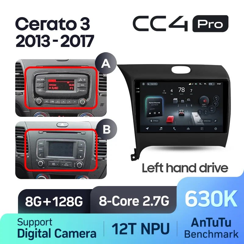Kia Forte Cerato 3 (2013-2017) Left Hand Drive - Image 12