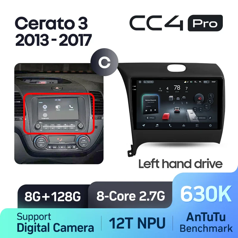Kia Forte Cerato 3 (2013-2017) Left Hand Drive - Image 13