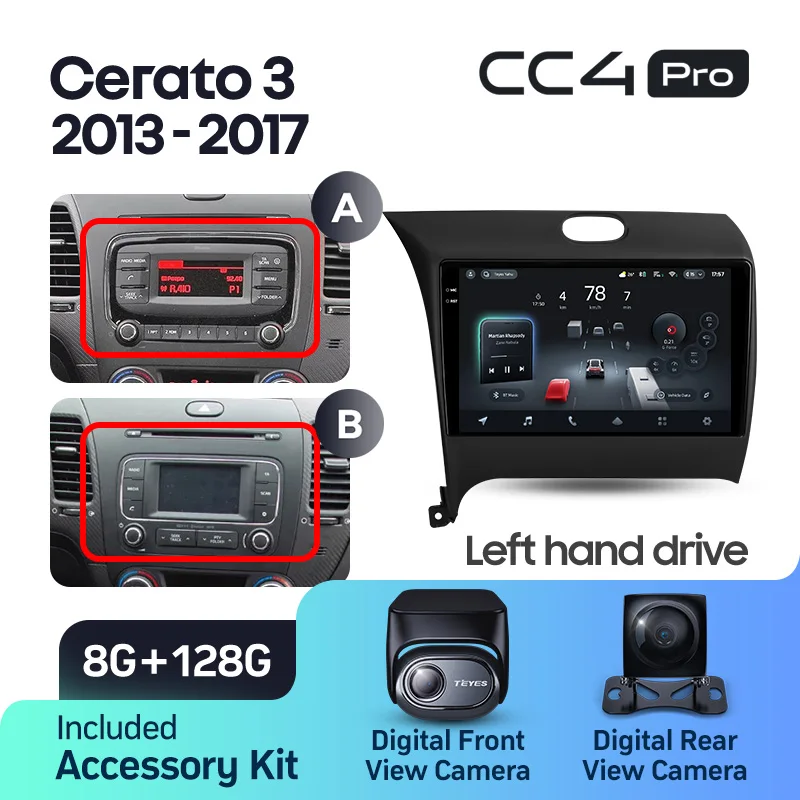 Kia Forte Cerato 3 (2013-2017) Left Hand Drive - Image 15