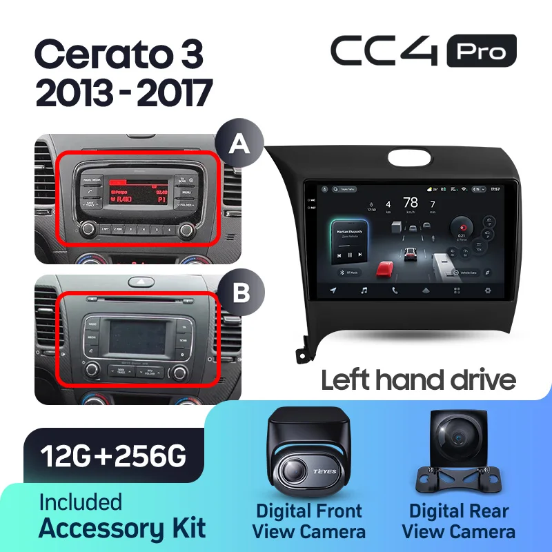 Kia Forte Cerato 3 (2013-2017) Left Hand Drive - Image 17