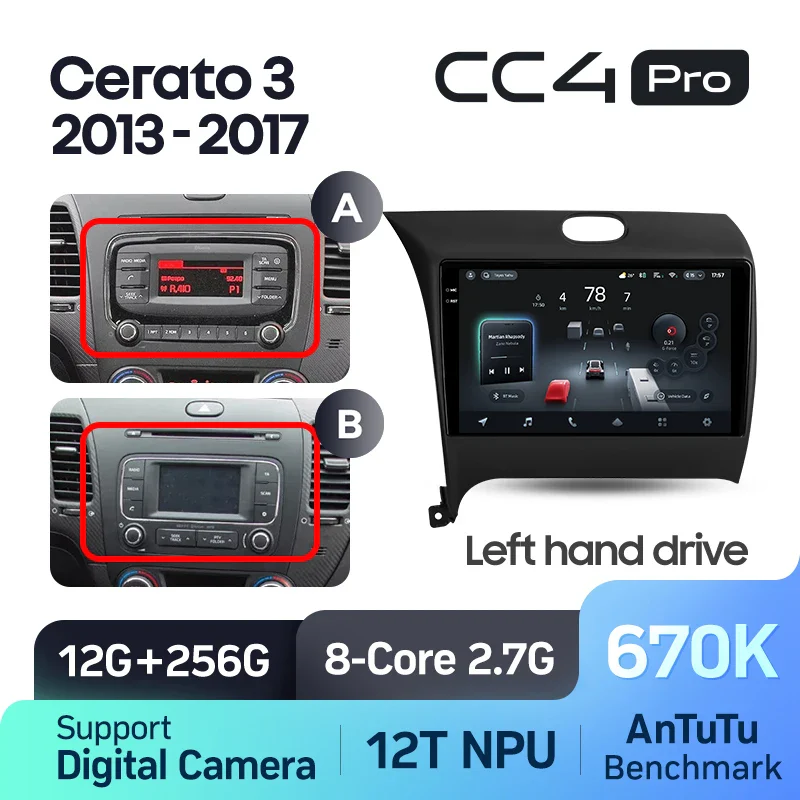 Kia Forte Cerato 3 (2013-2017) Left Hand Drive - Image 7