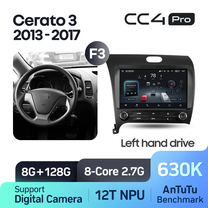 Kia Forte Cerato 3 (2013-2017) Left Hand Drive - Image 8