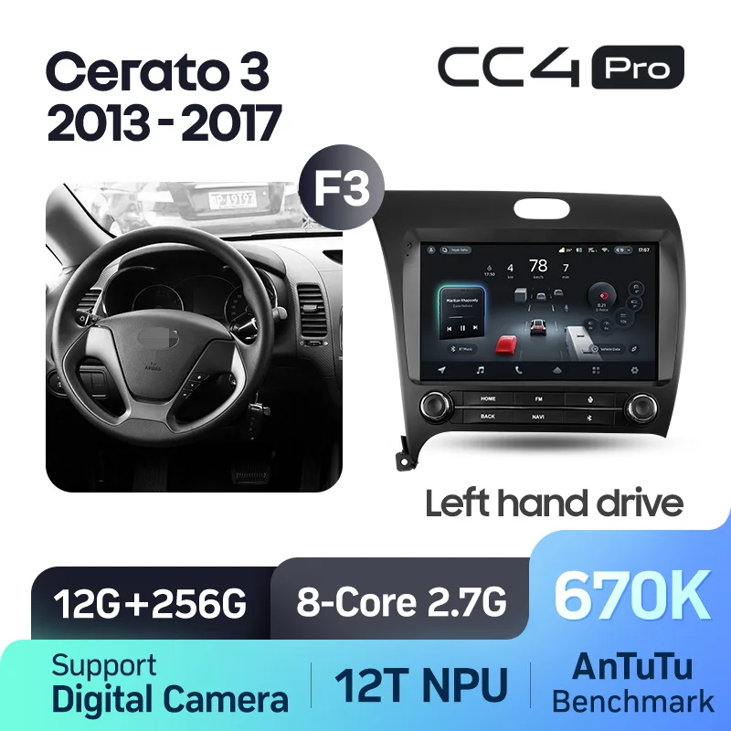 Kia Forte Cerato 3 (2013-2017) Left Hand Drive - Image 9