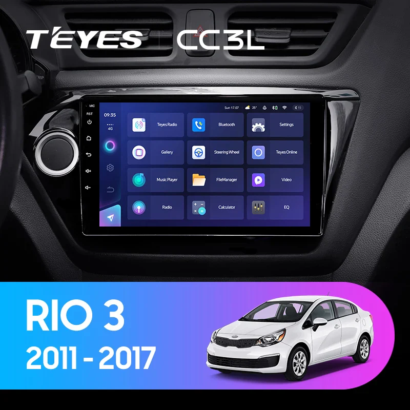 Kia RIO 3 (2011-2020) Left Hand Drive