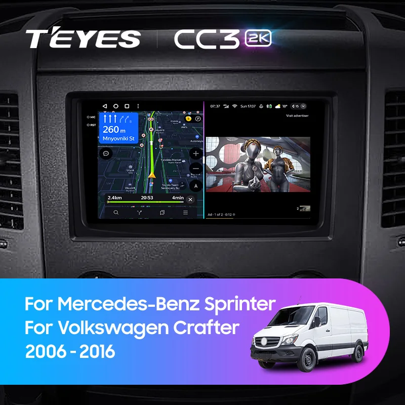 Mercedes-Benz Sprinter / For Volkswagen Crafter (2006-2016)