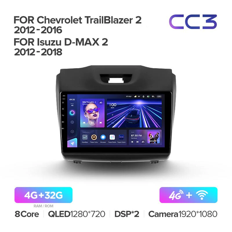 Chevrolet TrailBlazer 2 (2012-2016) / Isuzu D-MAX 2 (2012-2018) - Image 4