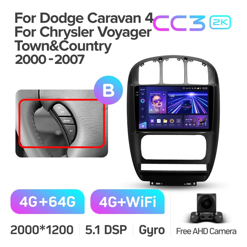 Dodge Caravan 4 / Chrysler Voyager RG RS Town & Country RS (2000-2007) - Image 12
