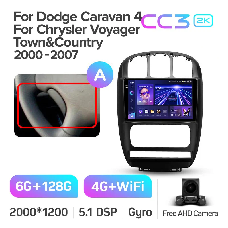 Dodge Caravan 4 / Chrysler Voyager RG RS Town & Country RS (2000-2007) - Image 8