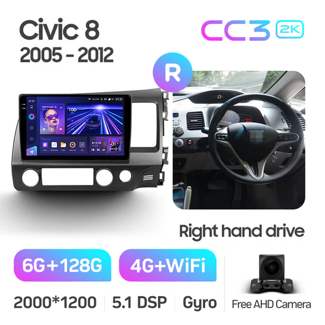 Honda Civic 8 FK FN FD (2005-2012) Right Hand Drive - Image 8