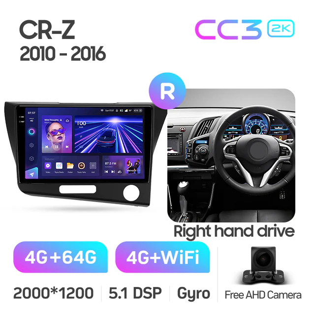 Honda CR-Z 1 CRZ (2010-2016) RHD & LHD - Image 7