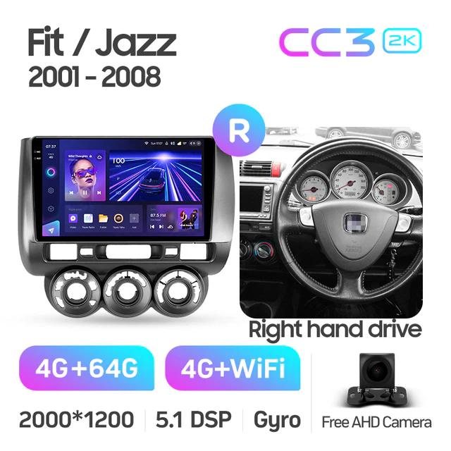Honda Fit Jazz GD (2001-2008) Right hand driver - Image 6