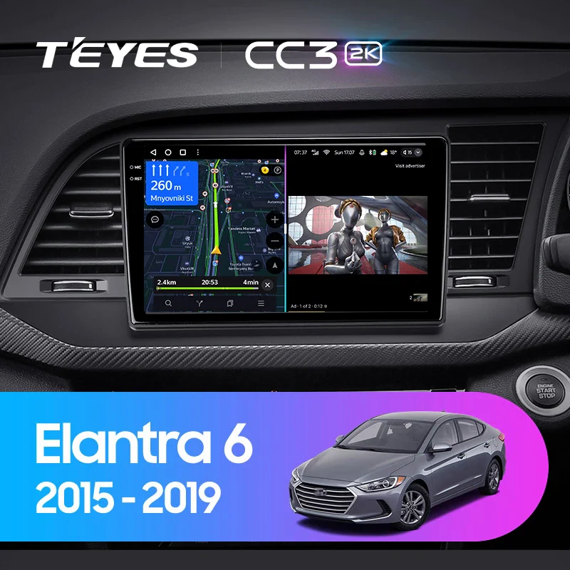 Hyundai Elantra 6 (2015-2019) Right hand drive