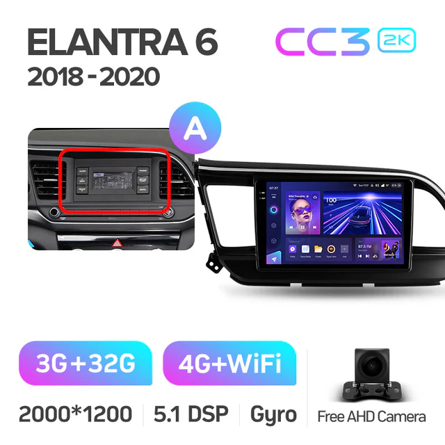 Hyundai Elantra 6 (2018-2020) Left Hand Drive - Image 6