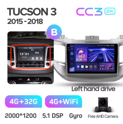 Hyundai Tucson 3 (2015-2018) Left Hand Drive - Image 11
