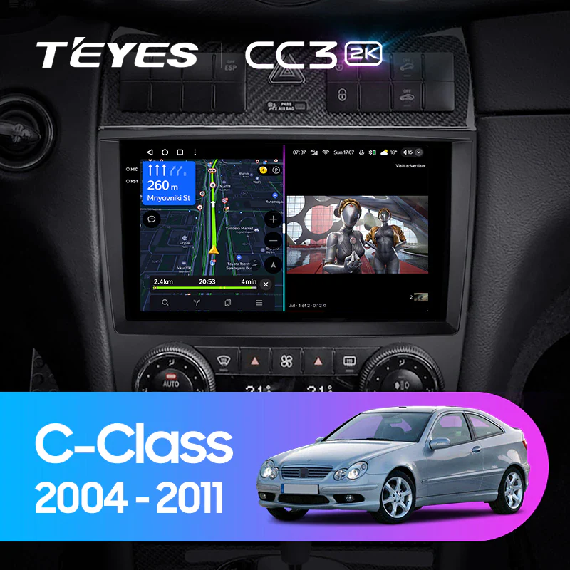 Mercedes Benz C-Class C Class W203 W209 C180 C200 CL203 C209 A209 (2004-2011)