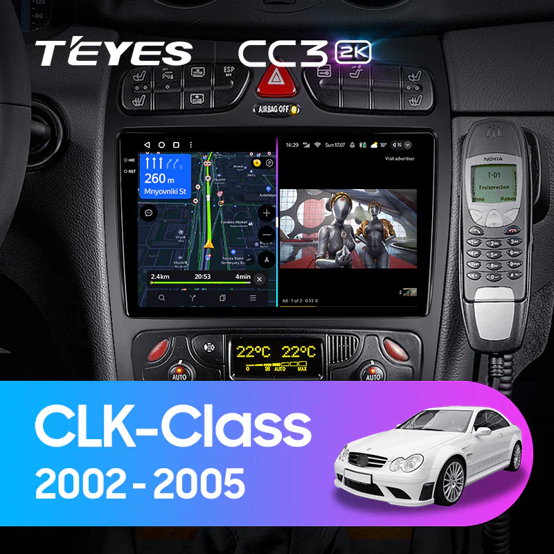 Mercedes Benz C-Class CLK-Class S203 W203 W209 A209 CL203 CLK209 C209(2000-2005)