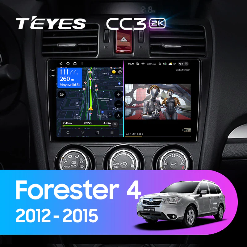 Subaru Forester 4 SJ / Crosstrek / Impreza (2012-2015)