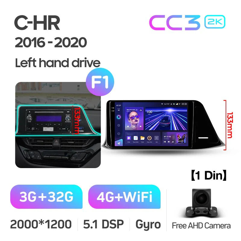 Toyota C-HR CHR (2016-2020) Left Hand Drive - Image 6