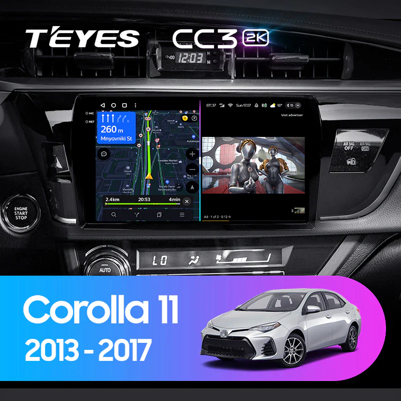 Toyota Corolla 11 (2013-2017) Left Hand Drive (Middle East Edition)