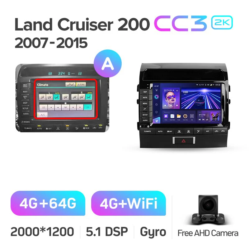 Toyota Land Cruiser 11 200 (2007-2015) [F2] 9 Inch - Image 7