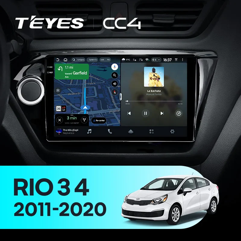 Kia RIO 3 (2011-2020) Left Hand Drive