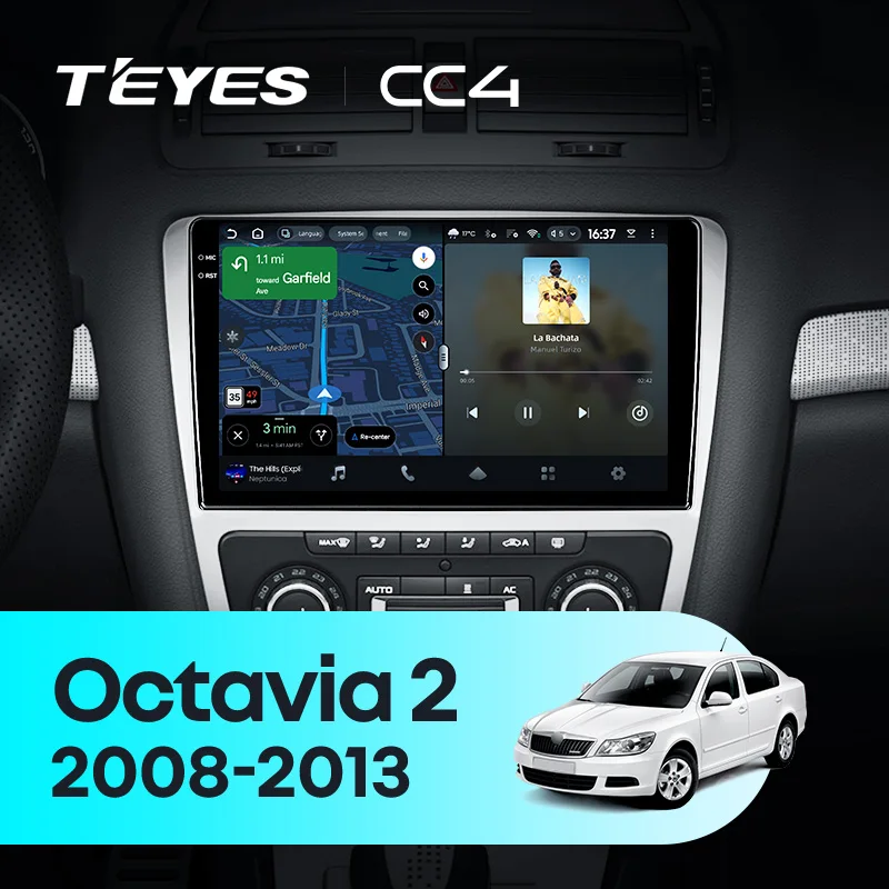 Skoda Octavia 2 A5 2008 - 2013 - Silver Frame