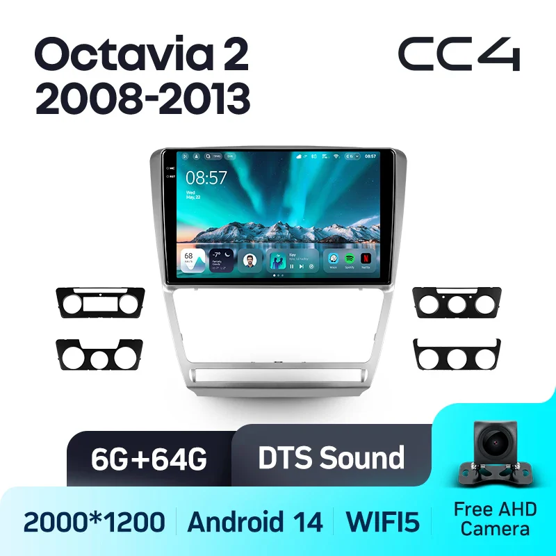 Skoda Octavia 2 A5 2008 - 2013 - Silver Frame - Image 6