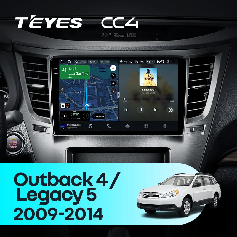 Subaru Outback 4 BR Legacy 5 2009 - 2014 Left hand drive