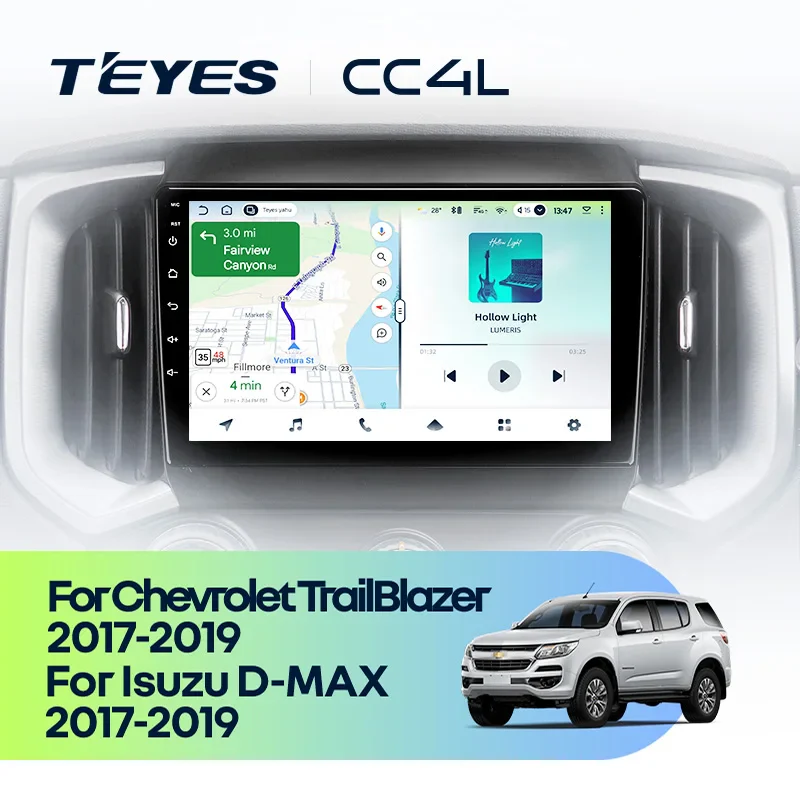 Chevrolet TrailBlazer 2017 - 2019 For Isuzu D-MAX 2017 - 2019