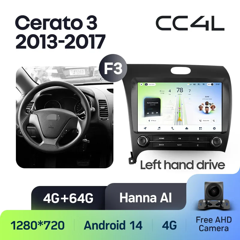 Kia Forte Cerato 3 2013 - 2017 Left Hand Drive - Image 10