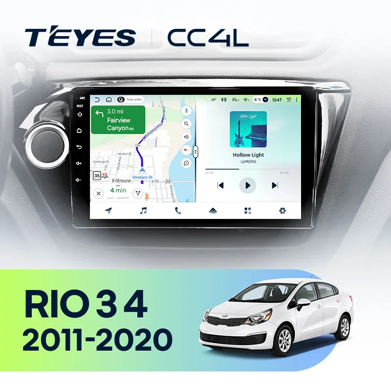 Kia RIO 3 (2011-2020) Left Hand Drive