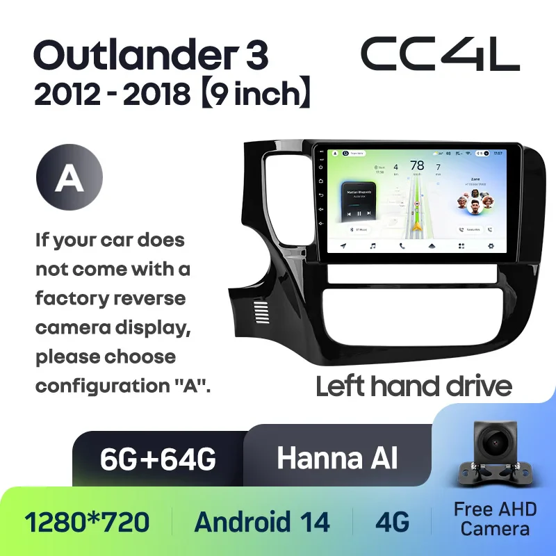 Mitsubishi Outlander 3 GF0W GG0W (2012-2018) Left Hand Drive - Image 7
