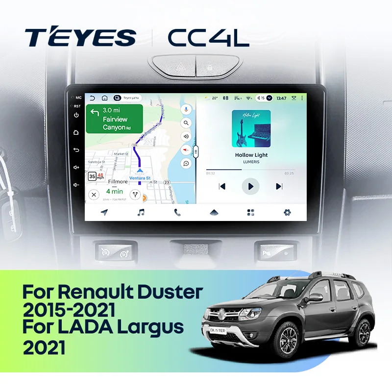 Renault Dacia Duster 2015 - 2021 For LADA Largus I 1 2021