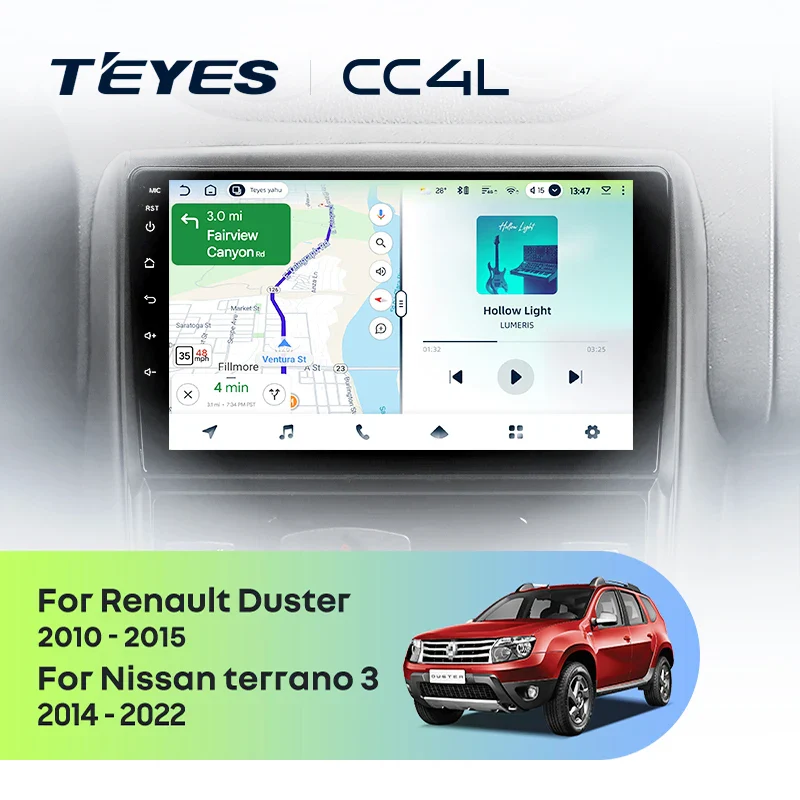 Renault Duster 2010 - 2015 For Nissan terrano 3 2014 - 2022